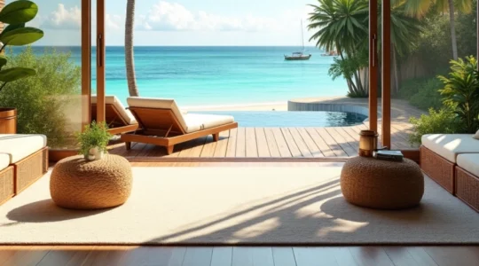 tropical bungalow