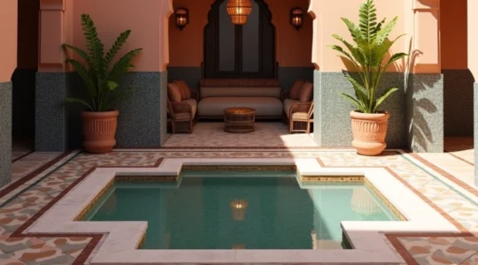 Moroccan riad