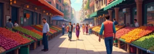 Colourful markets